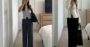 Casual corporate outfit ideas collage