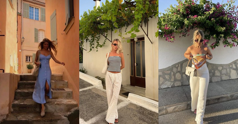 european summer outfits collage